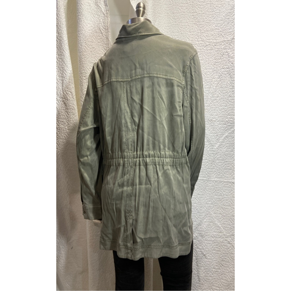 Chico's Sage Green Utility Jacket Women's Excellent Condition - Picture 5 of 9